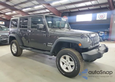 2016 Jeep Wrangler Unlimited Sport z USA, uszkodzony, nr VIN 1C4HJWDG1GL343581